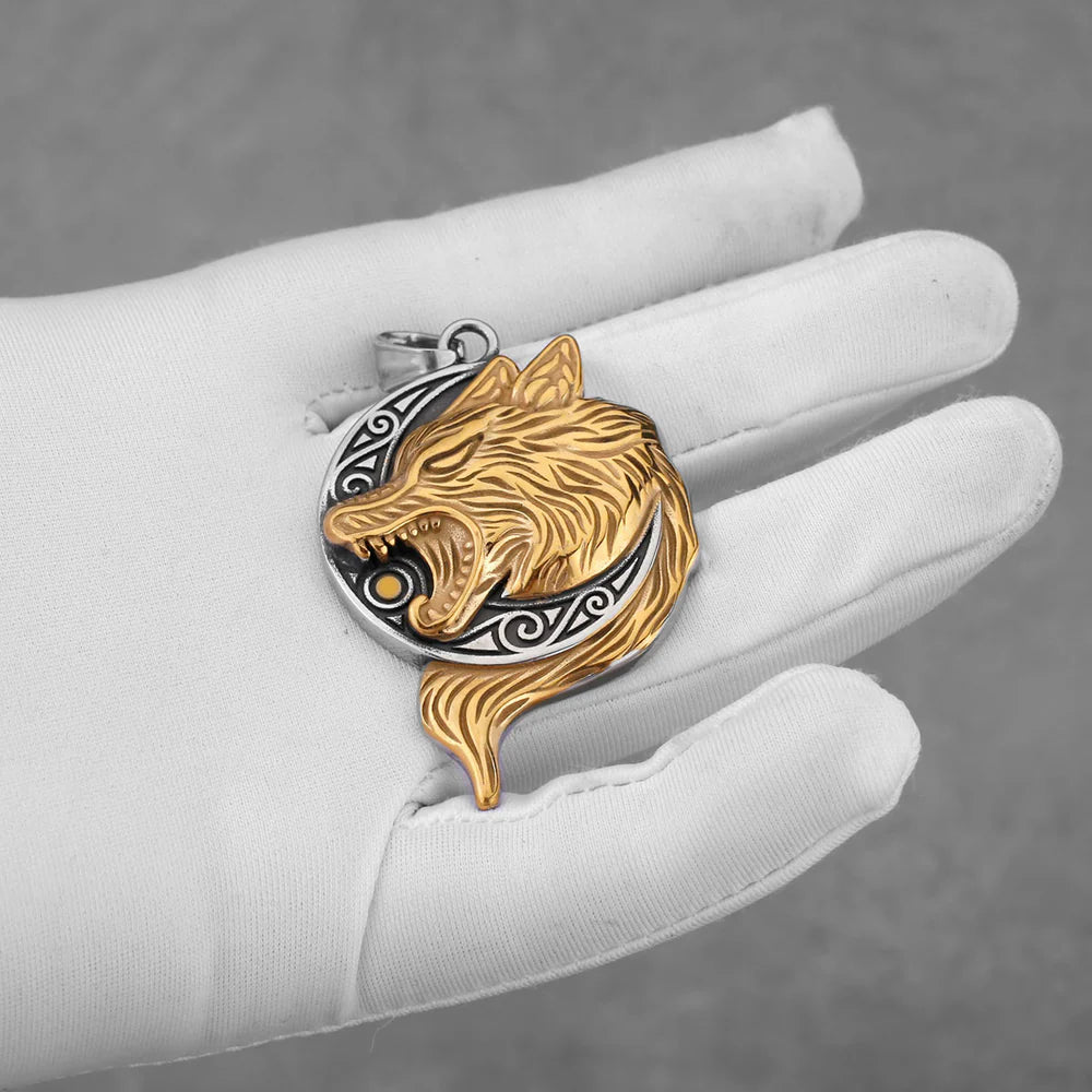 Fashion Viking Wolf necklace