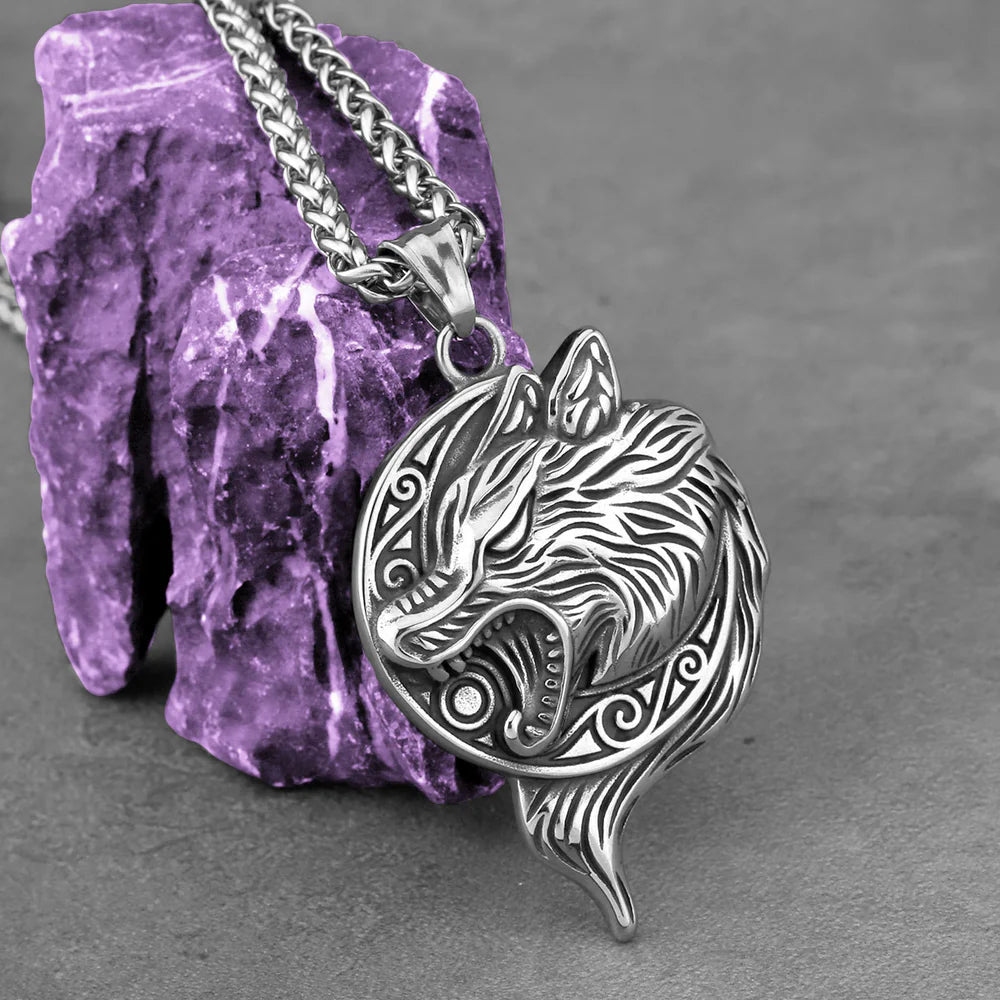 Fashion Viking Wolf necklace