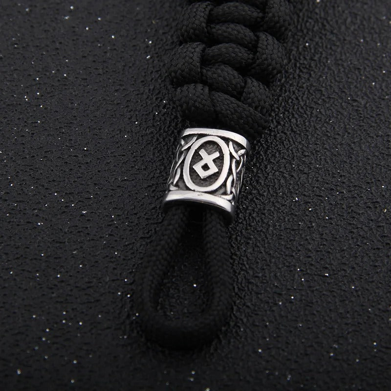 WorldNorse Thor's Hammer Braided Rope Viking Bracelet