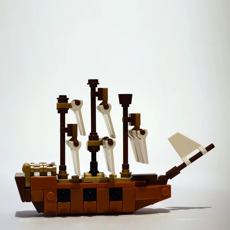 Viking Longship Building Blocks - 126 Pcs