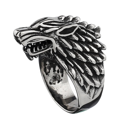 Viking Direwolf Ring