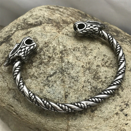 Goth Viking Bracelet - Stainless Steel