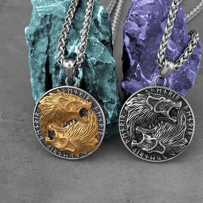 Fashion Viking Wolf necklace