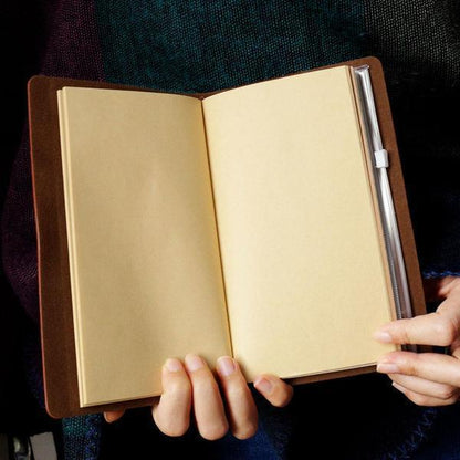 For The Brave In You: Viking Leather Notebook from Dad