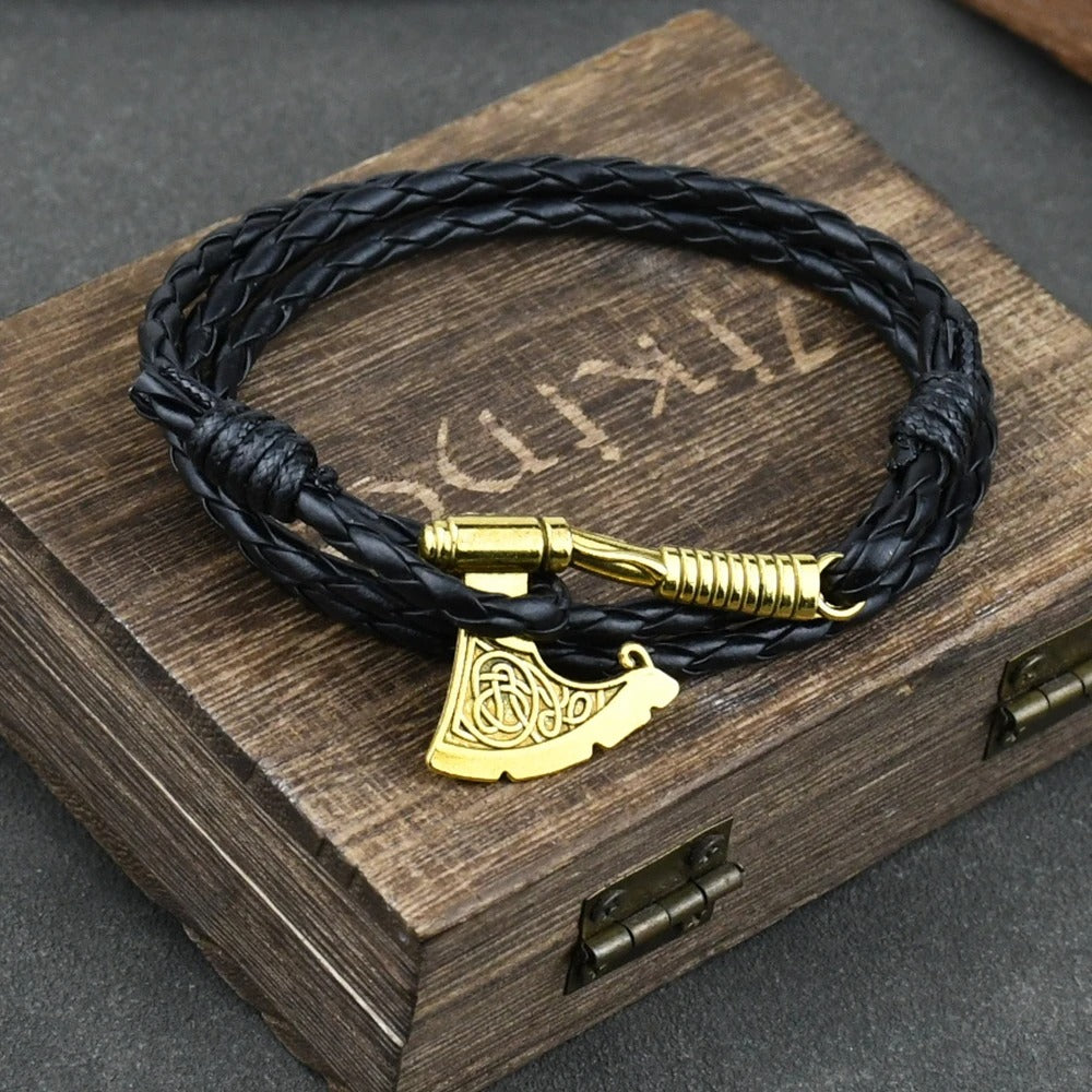 Irish Knot Hatchet Handmade Pirate Bracelet for Men