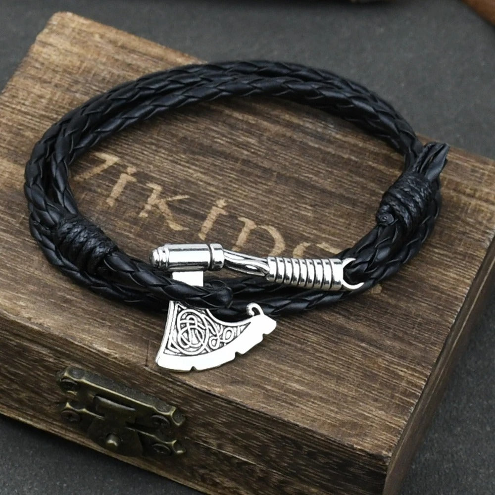 Irish Knot Hatchet Handmade Pirate Bracelet for Men