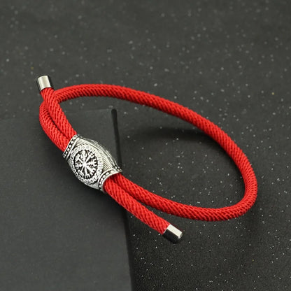 Handmade Adjustable Rope compass Bracelet