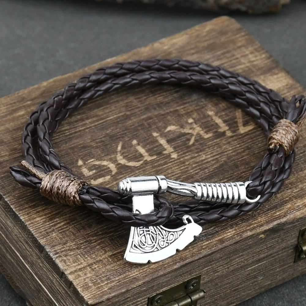 Irish Knot Hatchet Handmade Pirate Bracelet for Men