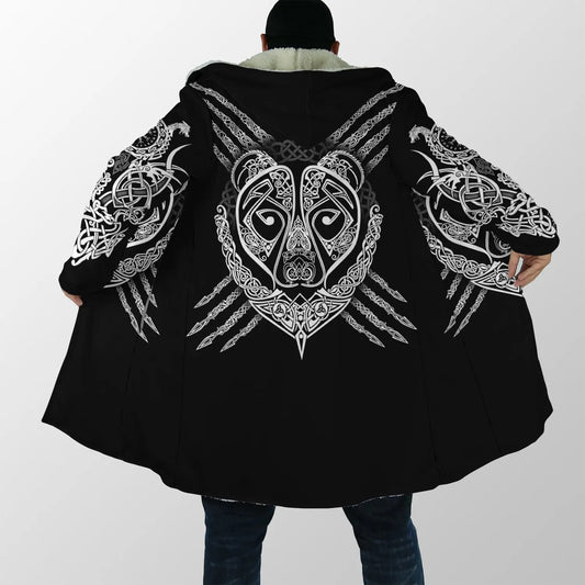 Wolf's Fury Viking Coat – The Untamed Strength of the Wolf  Winter Cloak