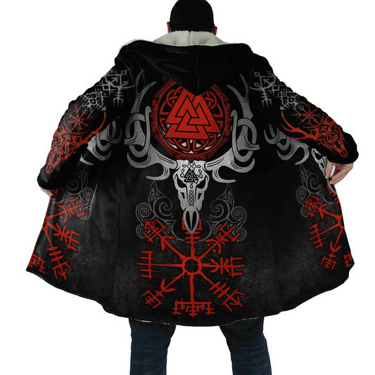 Odin's Wrath Viking Cloak – Norse Elegance Meets Ultimate Warmth