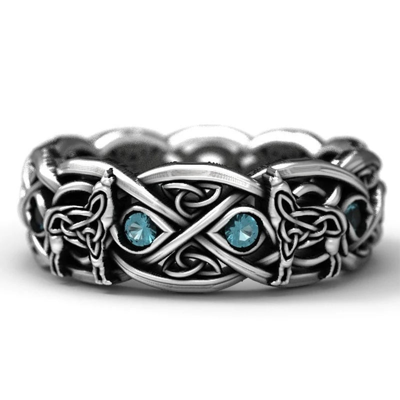 Viking Giant Wolf Ring – Nordic Totem Fashion Unisex Rock Jewelry