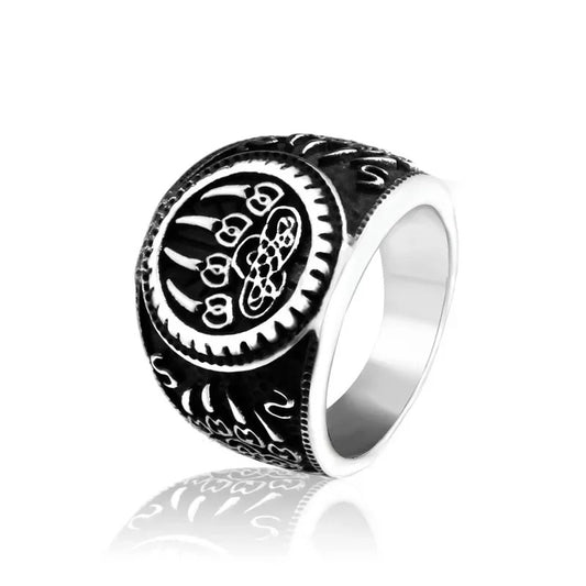 316L Stainless Steel Norse Ring claws design